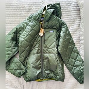 Patagonia Olive Quilted Jacket